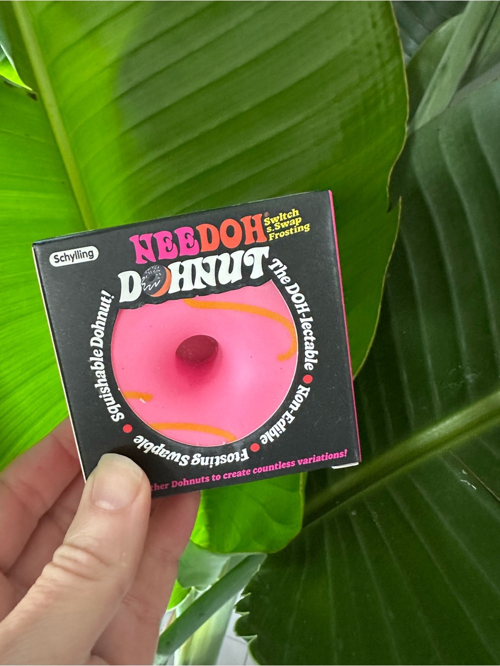 Needoh Donut Pink Squishable Toy
